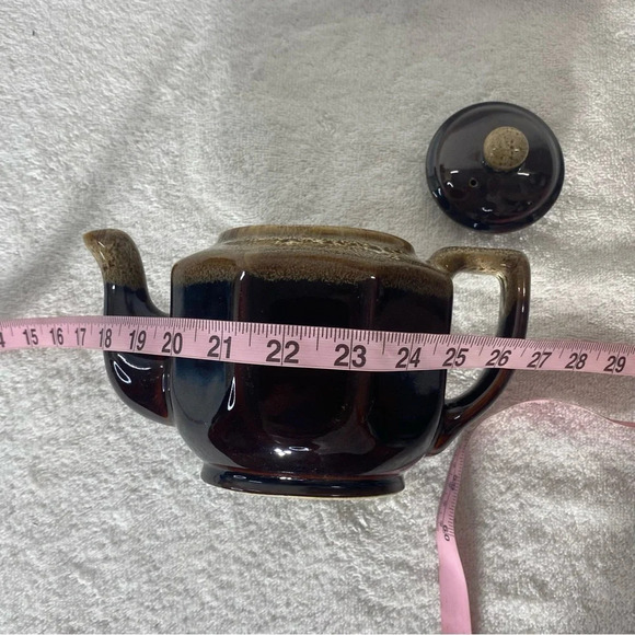 Vintage Brown Glaze Ceramic Teapot  Pottery Art - Picture 13 of 13